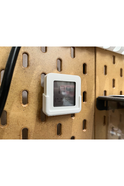 DU&ER حامل مقياس الحرارة المتوافق مع SKADIS - حامل ملحقات لوحة الحائط (مقياس ...