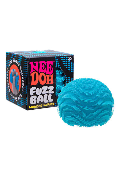 Be Venom™ Jucarie antistres Fuzz Ball NeeDoh, 6,3 cm ALBASTRU