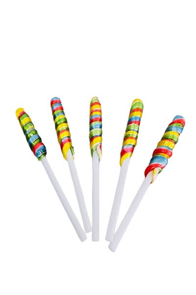 Honey Candy Balcı Şekerleme حلوى حلزونية صغيرة الحجم 50 قطعة ملونة للكرنفال 1...