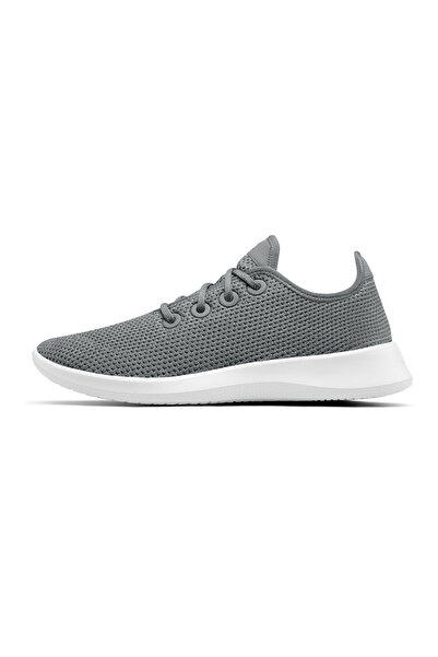 Allbirds حذاء رياضي رجالي من نوع تري رانر - لون ضبابي (نعل أبيض)