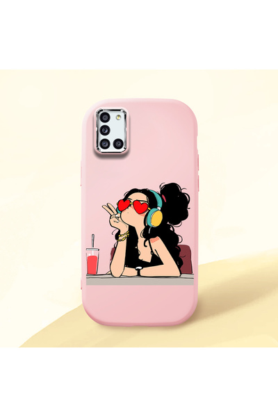 Hontinga حافظة هاتف سامسونج جالاكسي A31 متوافقة مع الكاميرا، حافظة هاتف من ال...