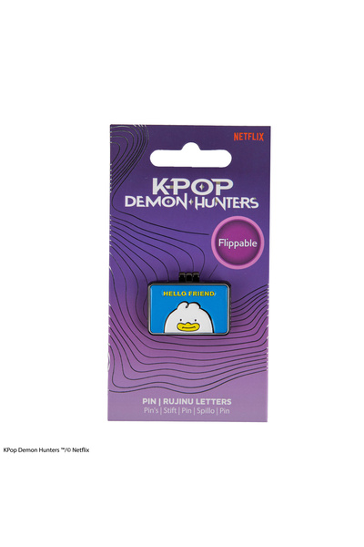 Cinereplicas Επίσημη καρφίτσα σμάλτου Rujinu Letters των KPop Demon Hunters