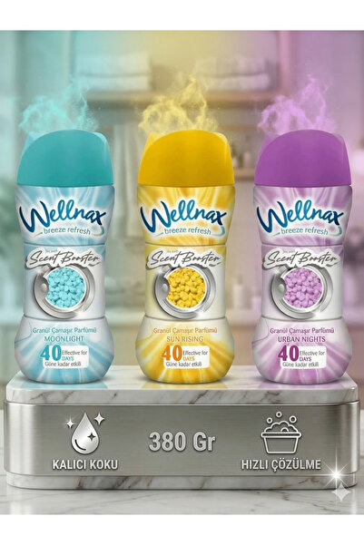 Wellnax Granül Çamaşır Parfümü ve Yumuşatıcısı Moonlight - Sun Rising - Urban...