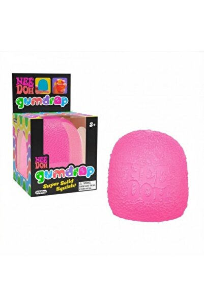 Be Venom™ Jucarie antistres GumDrop NeeDoh Roz, 6.3 cm