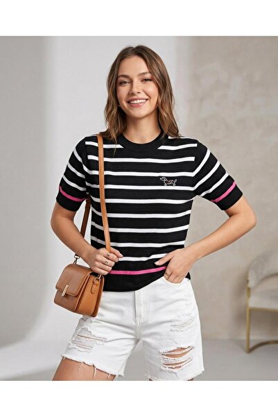 LUXETIQUE Embroidered T-Shirt