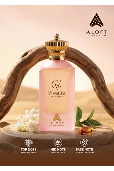 ALOFT عطر فيفانتا أو دو بيرفيوم 100 مل - عطر فاخر للنساء، يدوم طويلاً