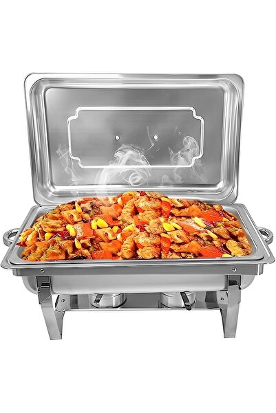 Arabest Chafing Dish Buffet Set, Stainless Steel Food Warmer Chafer Complete ...