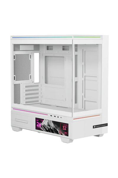 ThermalRight TL-M10 Vision White ARGB Temperli Cam Mid Tower mATX Gaming Kasa