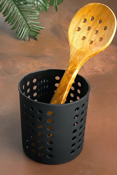 Bev Kitchen Plastic Perforated Upright Cutlery & Countertop Organizer & Servi...