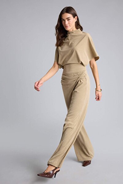 DeFacto Wide Leg Crepe Pants H3879Ax26Sm