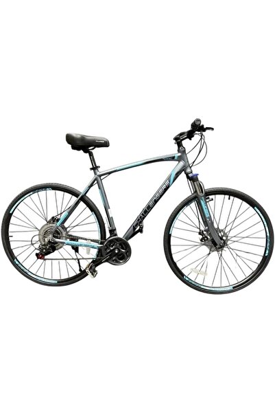 CHALLENGERS Hybrid Bike 5077 Aluminum with Suspension - 21 Speed, 27 Inch Frame
