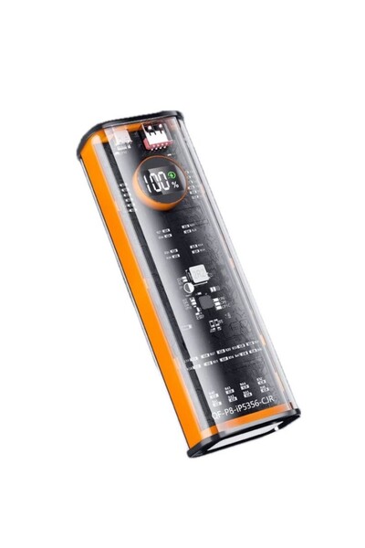 Andowl External battery with LED display, 30000mAh with LED flashlight, fast ...