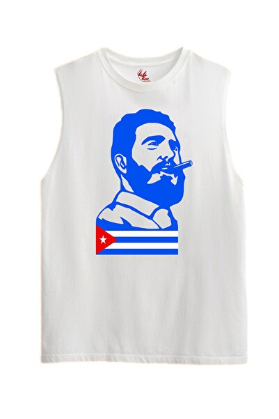 Rabona Fashion Μπλουζάκι/Φανελάκι σε στυλ Κούβας Rebel Leader (Προαιρετικό)