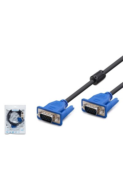 HADRON Hdx7757 Vga Cable Od 7.8 mm 20 m Black Blue