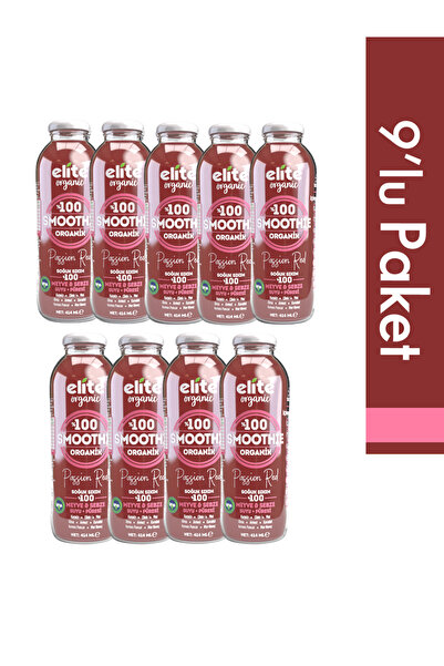Elite Naturel 9'lu Organik Smoothie Passıon Red 414 Ml