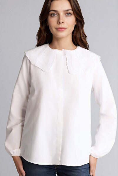 DeFacto Regular Fit Poplin Long Sleeve Tunic H0281Ax26Sp