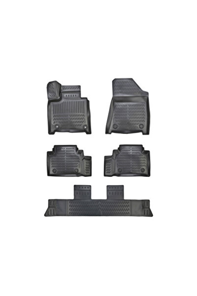 ERK Covoare cauciuc tavita compatibile Hyundai Santa Fe 1.6T HEV 2024-> Cod: ...