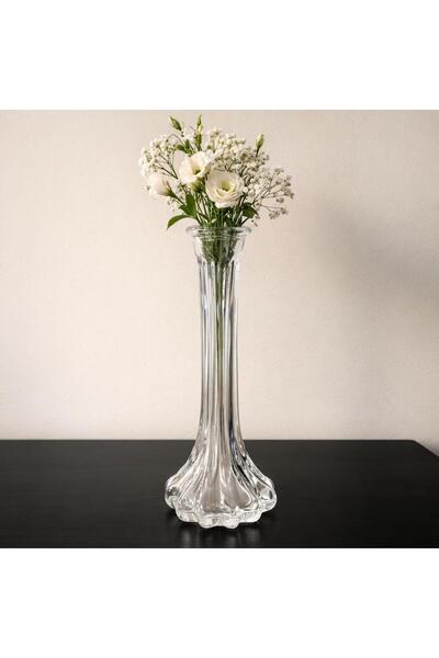 Bev Kitchen Handmade Glass Line Model Flower Carnation Rose Vase