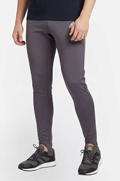 adidas Men Sportswear Fit Brand Logo Olympic Tights, Grey