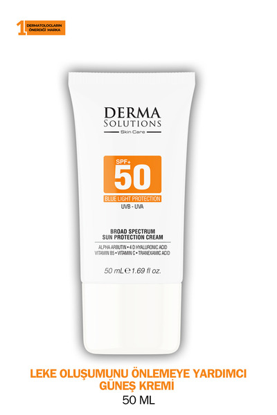 DermaSolutions GÜNEŞ KREMİ SPF 50+ Leke Oluşumunu Önlemeye Yardımcı, Nemlendi...