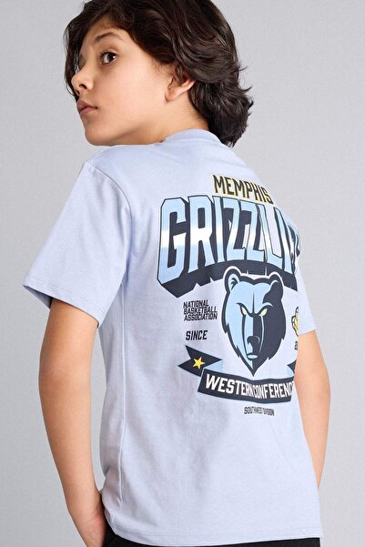 DeFacto Мъжка детска тениска на Мемфис Гризлис от НБА G7620A826SM
