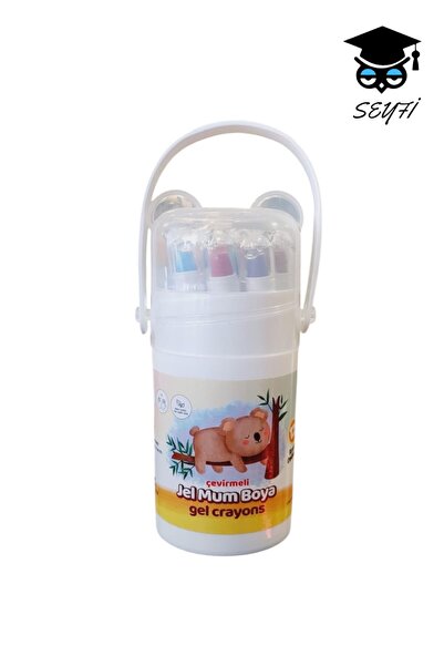 SEYFİKİRTASİYE 12 لون من أقلام التلوين الجل نوفا كولور بلاستيك، عبوة من حقيبة...