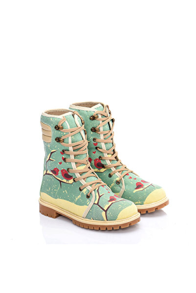 Cotto Shoes Colorful Linen Women's Boots