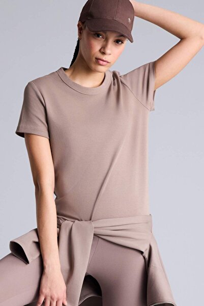 DeFacto Standard Fit Crew Neck Sportsman Βαμβάκι τεμαχίων κοντομάνικο μπλουζά...