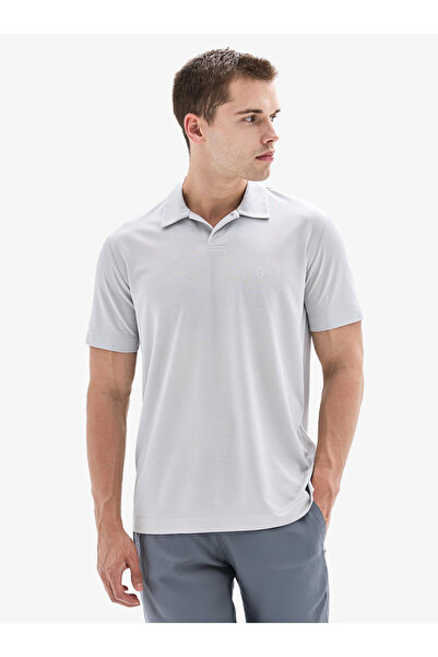 Blackspade Ανδρικό T-Shirt με λαιμόκοψη πόλο 40907 - Γκρι