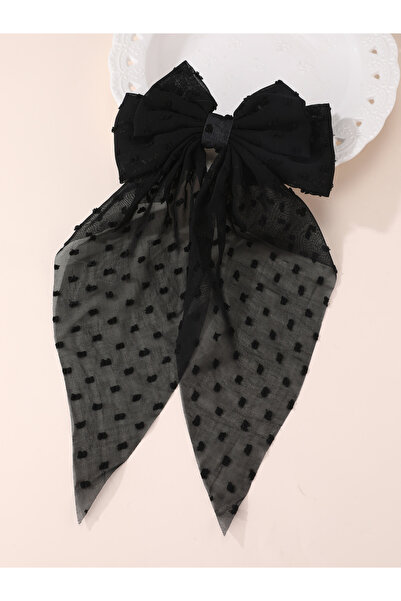 Take Two By Styli مشبك شعر أسود ذو ملمس بارز