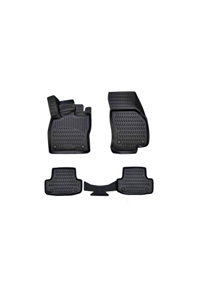 ERK Covoare cauciuc tavita compatibile Volkswagen T-Roc 2017-2025 Cod: A80-X1...