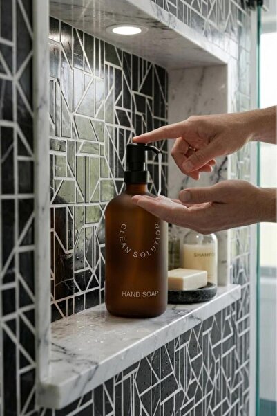 Atbyhome Amber Cam Sıvı Sabunluk 500 Ml