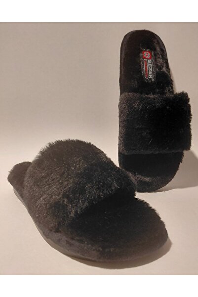 GEZER Open Front Plush Women's Home and Guest Slippers