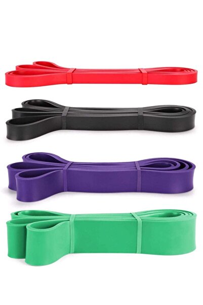 urevo مجموعة أحزمة مساعدة لتمارين السحب لأعلى - مجموعة من 4 أحزمة مقاومة للتم...