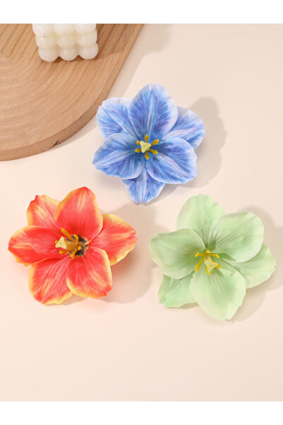 Take Two By Styli Pack of 3 - Colorful Flower Hair Clips