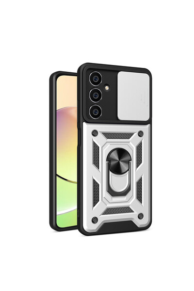 cepmoda حافظة سامسونج جالاكسي "A05S" ذات الطبقة المزدوجة - حلقة، حامل، غطاء م...