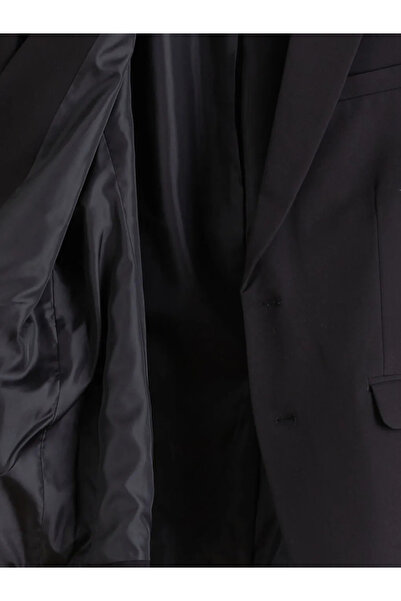 LC Waikiki Μαύρο ανδρικό μπλέιζερ με κανονική εφαρμογή