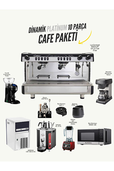 La Cimbali Dinamik Platinum 10 Parça Cafe Kurulum Paketi – Endüstriyel Espres...
