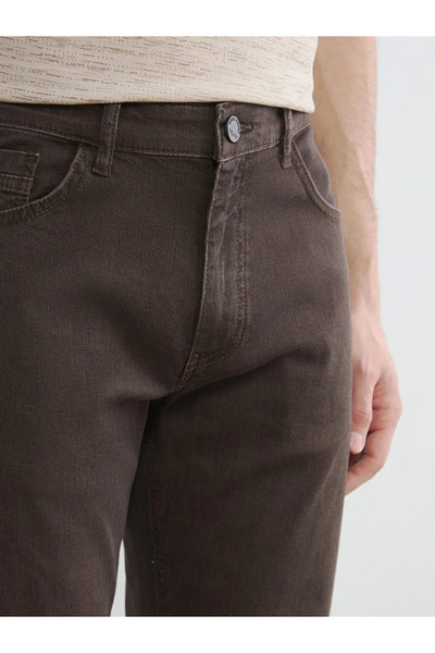 LC Waikiki Brown 779 Regular Fit Men's Jean Pants