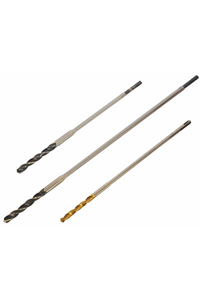 Sait Demirci Ahşap Matkap Ucu 16x400 mm | Alaşımlı Çelik Mat Krom Uç