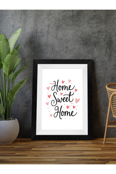 Evinemoda Masă dintr-o singură bucată din MDF Hearted Home Sweet Home
