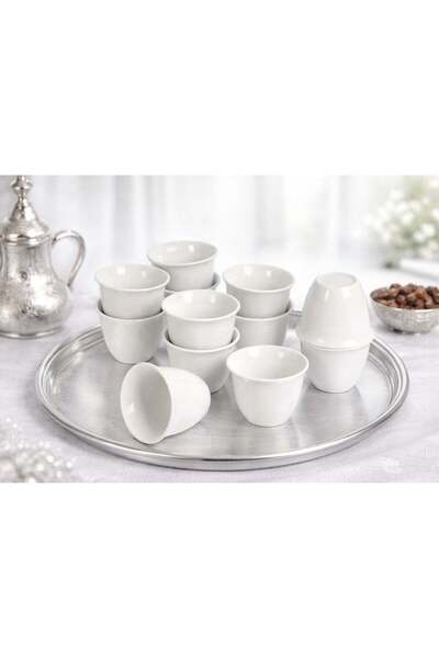 HOMEVEO Luxury Arabic Coffee Cup Set – 12 Elegant Cups
