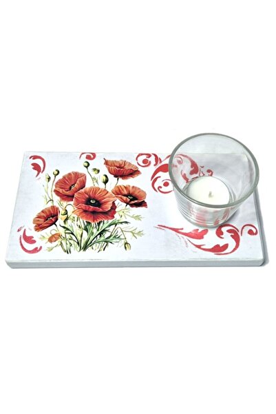 CrisArtDeco Wooden Candle Holder - Poppy Model - 085237