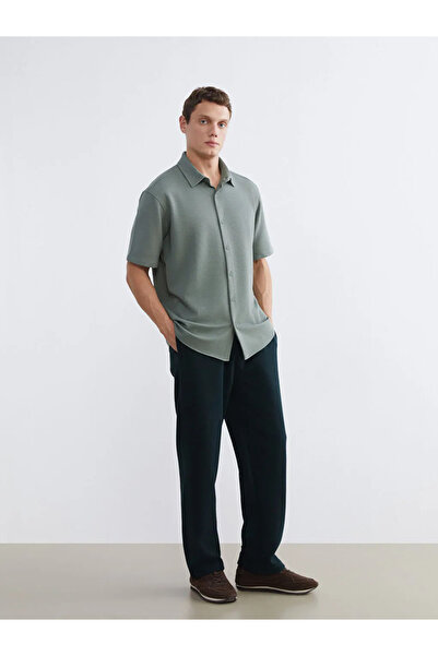 LC Waikiki Green Regular Fit Men's Shirt