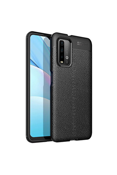 halkhouse Redmi 9T & Redmi Note 9 4G Kılıf Kamera Korumalı Auto Focus Deri Kapak