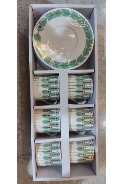 House Mart LLC Coffee Cup + Saucer Set