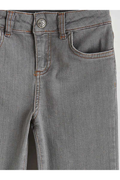 LC Waikiki Pantaloni din denim gri pentru fete evazat