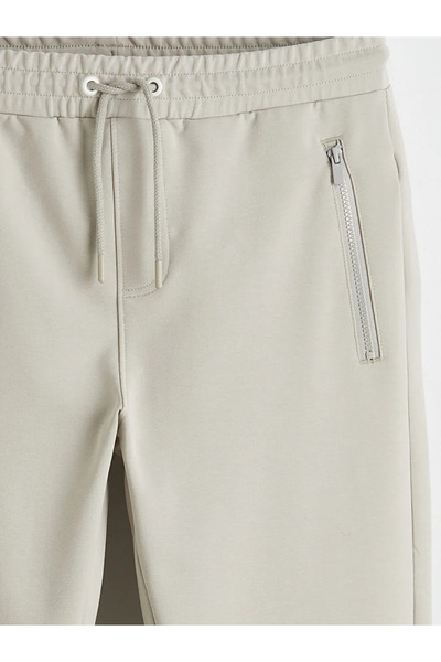 LC Waikiki Beige Standard Fit Men's Jogger Sweatpants