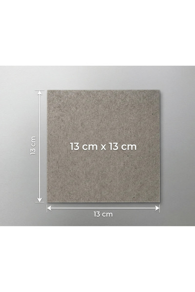 Elektrik Rezistans Mikrodalga Fırın Içi Mika Yalıtım Kağıdı 13X13 cm (Tüm Mar...