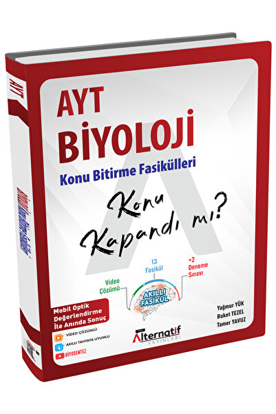 YENİ ALTERNATİF YAYINLARI ALTERNATİF YAYINLARI AYT BİYOLOJİ KONU BİTİRME FASİ...